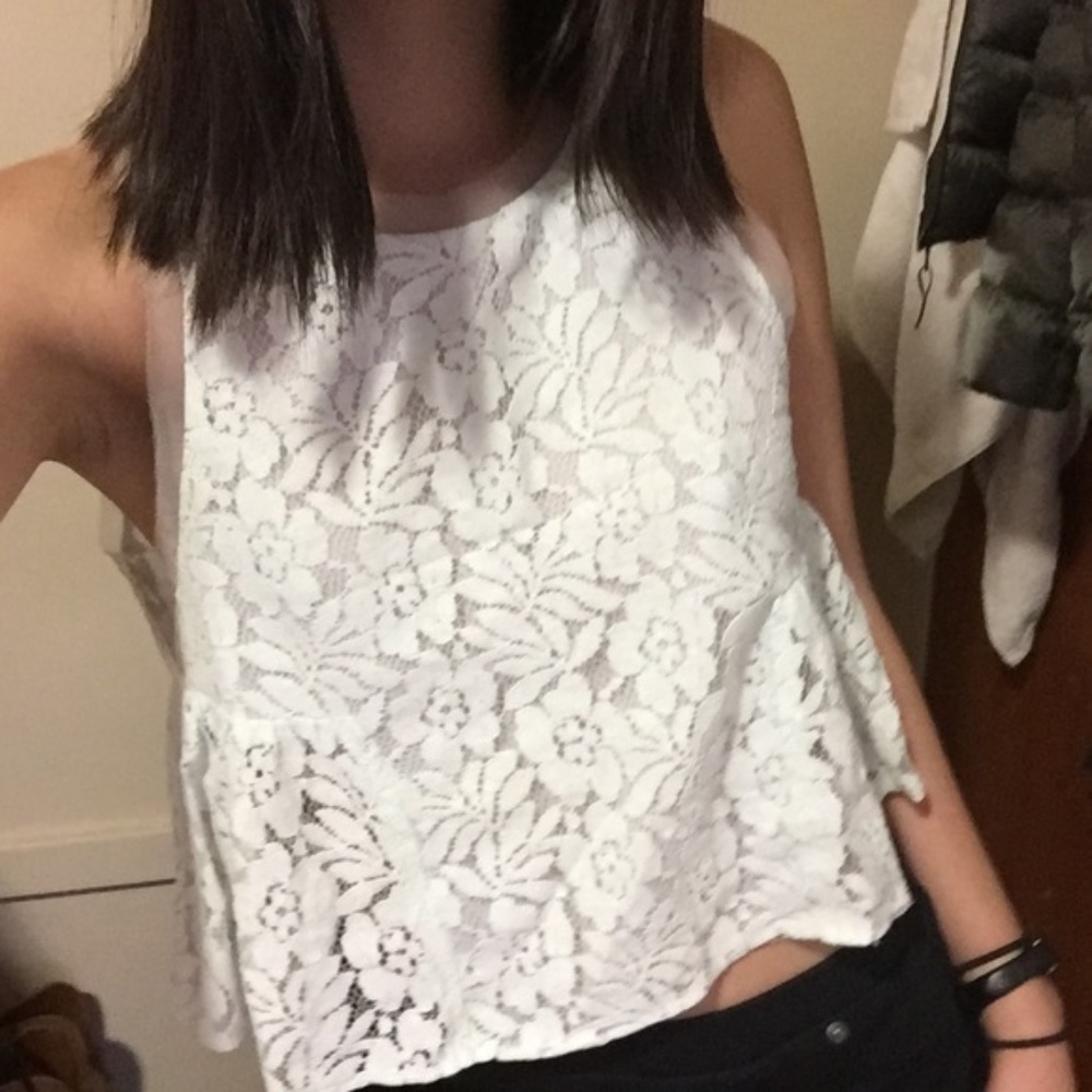 BCBGeneration Peplum Top